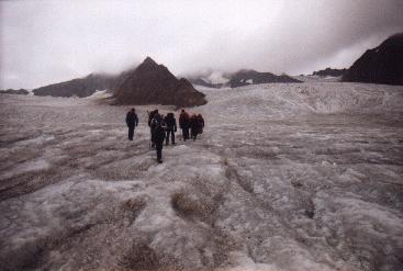 Auf dem Gletscher