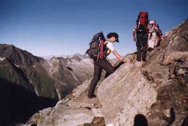 Aufstieg zum Gamsspitzl