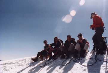 Auf der &ouml;stlichen Simonyspitze