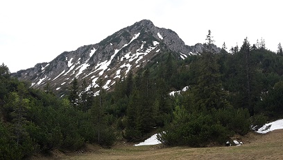 Blick zurück auf den Berg