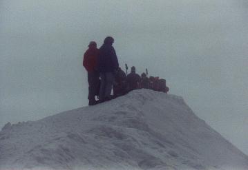 Auf dem Gipfel des Breithorns