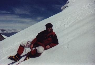 Pause auf dem Gletscher