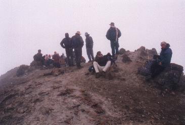Auf dem Gipfel des Pichincha