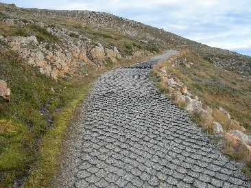 Gitterweg zum Gipfel