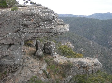 Balkon in den Grampians