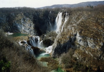 Am Aussichtspunkt in Plitvice