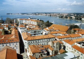 Blick vom Domturm in Zadar
