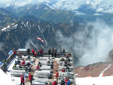 Am Nebelhorngipfel
