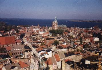 Blick über Stralsund
