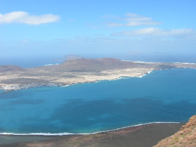 Blick auf La Graciosa