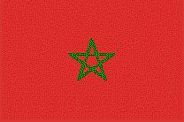 Flagge Marokko