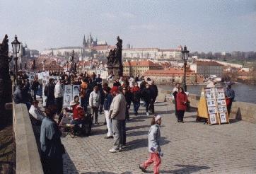 Auf der Karlsbrücke
