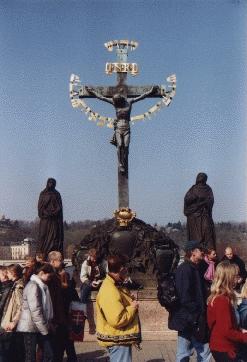Kreuzigungsbrücke auf der Karlsbrücke